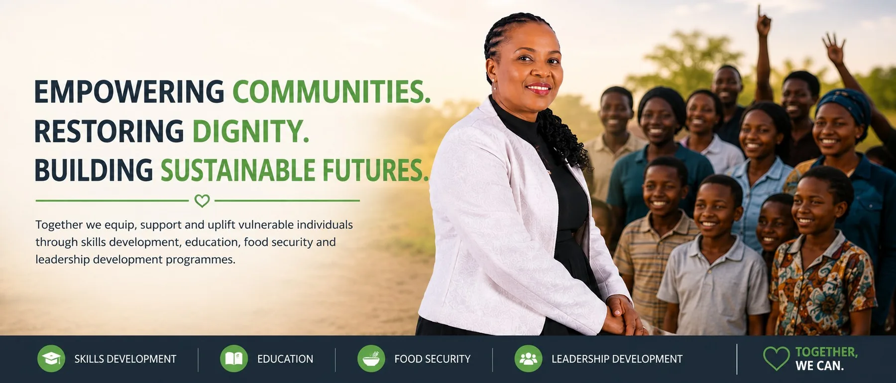 Ntando Thando community empowerment programme collage
